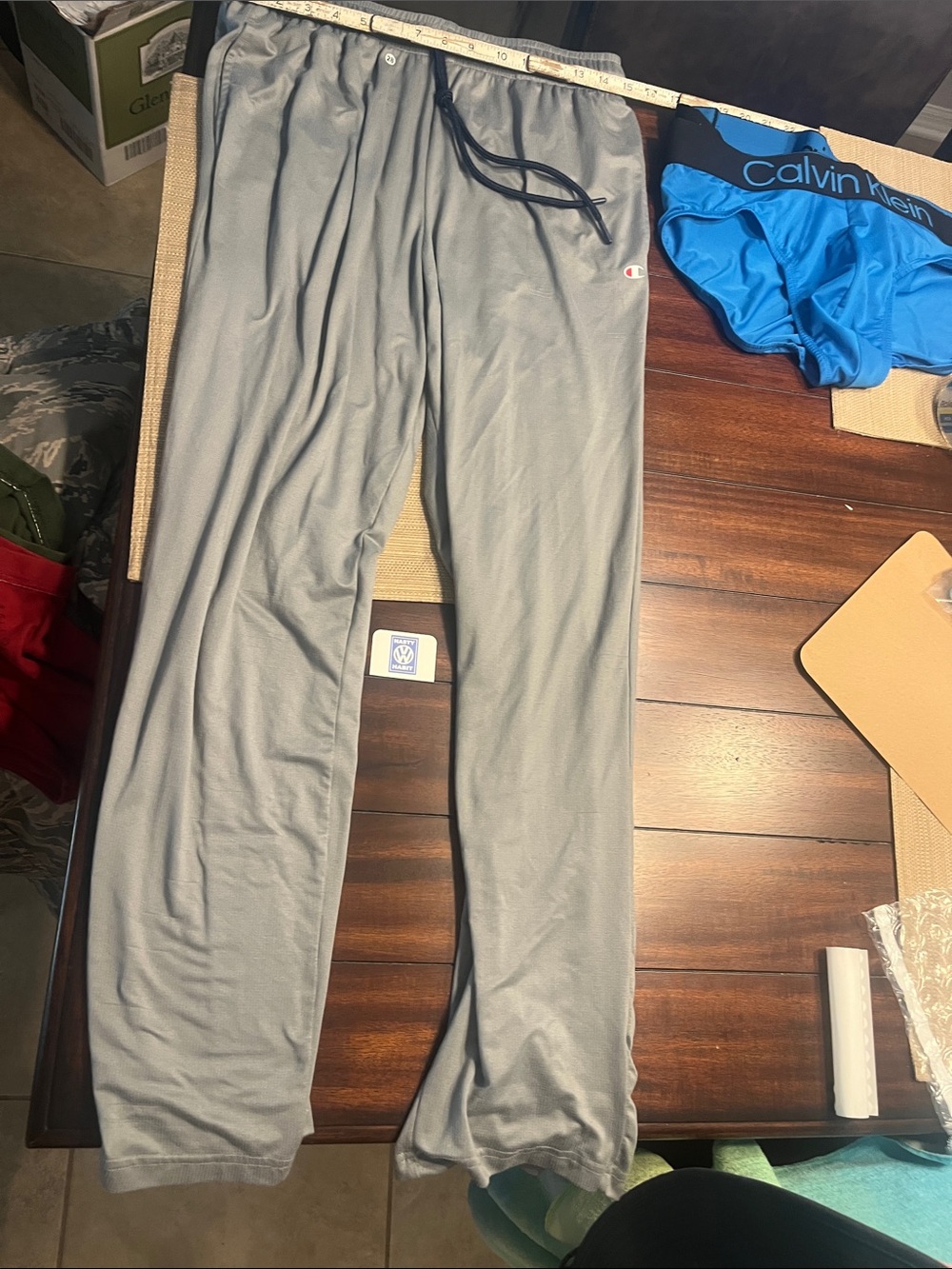 .28. Champion Men’s Drawstring sleep wear lounge jogger 👖 deep pockets medium